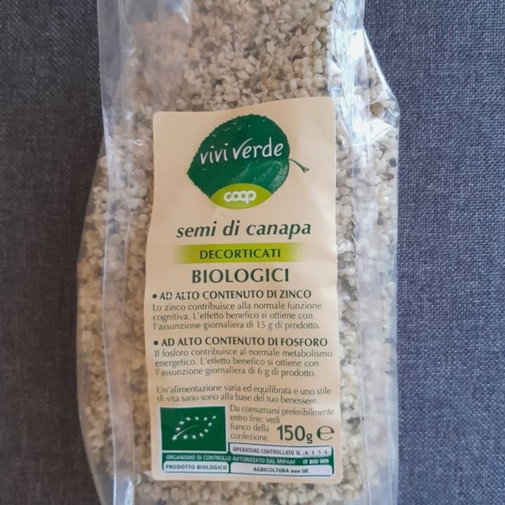 photo of Vivi Verde Coop semi canapa shared by @andremeic on  17 Jun 2022 - review
