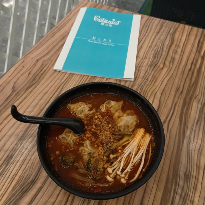 photo of Botanict Mala Dumpling Noodle soup shared by @skootykoots on  24 Oct 2020 - review