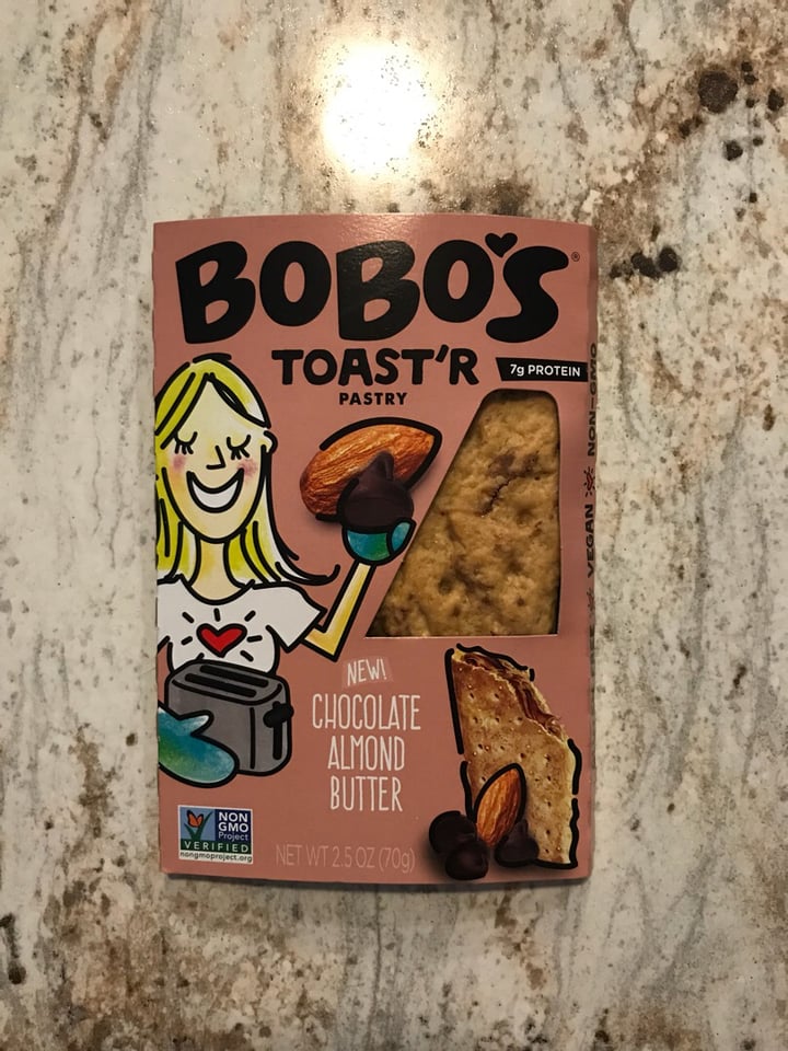 photo of Bobo's Chocolate Almond Butter Protein Toast’r Pastry shared by @dianna on  07 Nov 2018 - review
