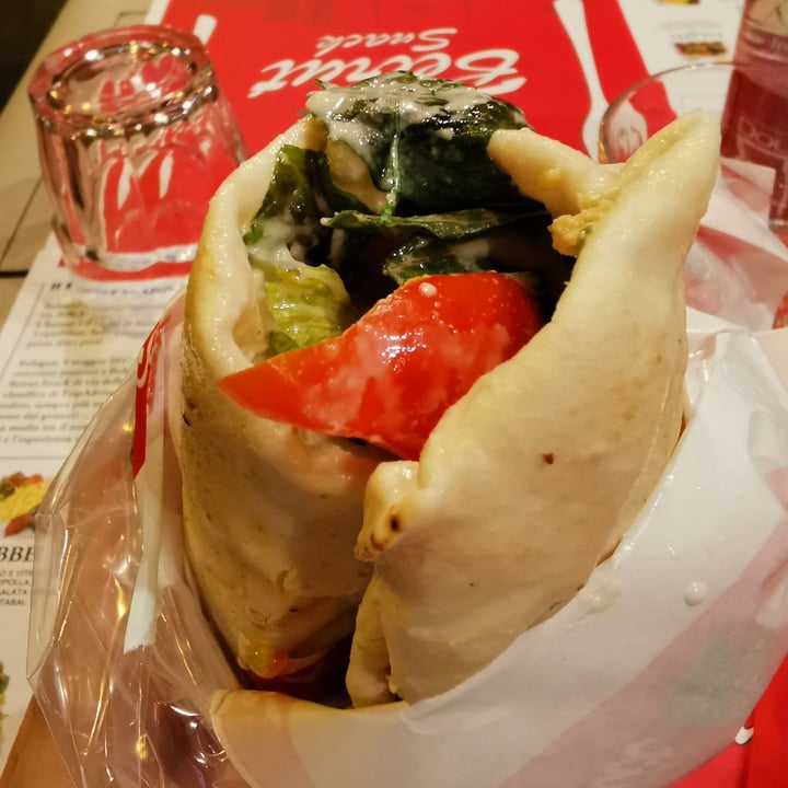 photo of Beirut Snack Piadina extra falafel shared by @nixandstuffs on  22 Sep 2022 - review