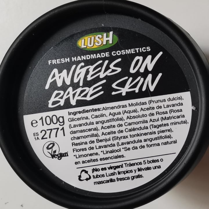 photo of LUSH Fresh Handmade Cosmetics Angels on Bare Skin shared by @maraudergirl on  12 Jun 2020 - review
