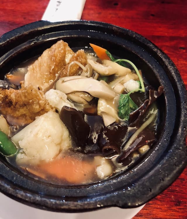 Photo of the dish “Claypot Tofu with Assorted Vegetables”