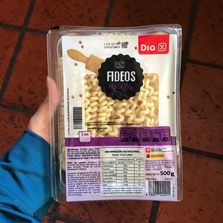 photo of Dia% Fideos frescos shared by @candee-laborde on  25 Jun 2021 - review