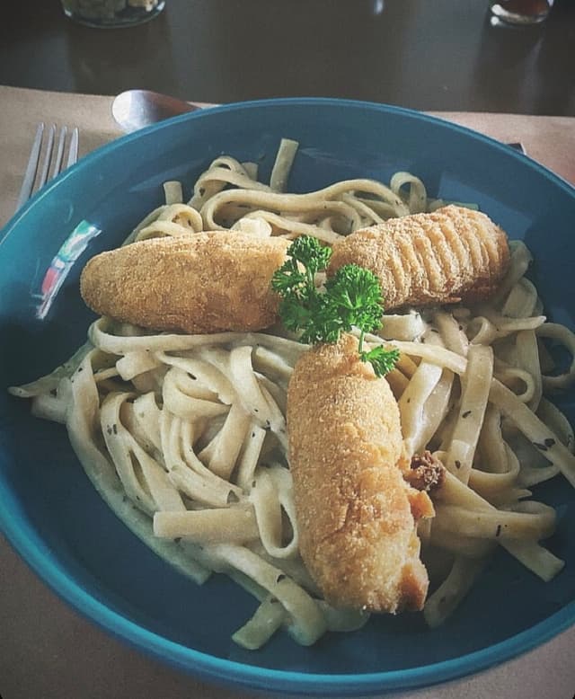Photo of the dish “Pasta Alfredo”