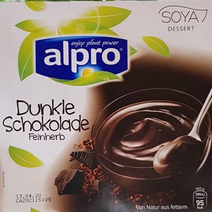 photo of Alpro Dunkle Schokolade Feinherb Soja-Dessert  shared by @paulaschnecke on  25 May 2020 - review