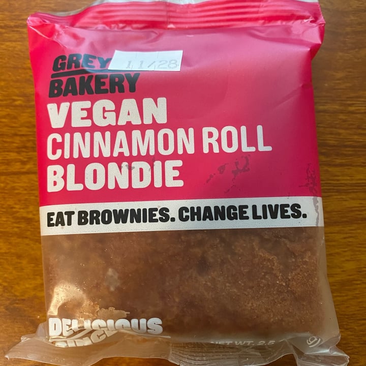photo of Greyston Bakery Vegan Cinnamon Roll Blondie shared by @jackz95 on  09 Dec 2021 - review