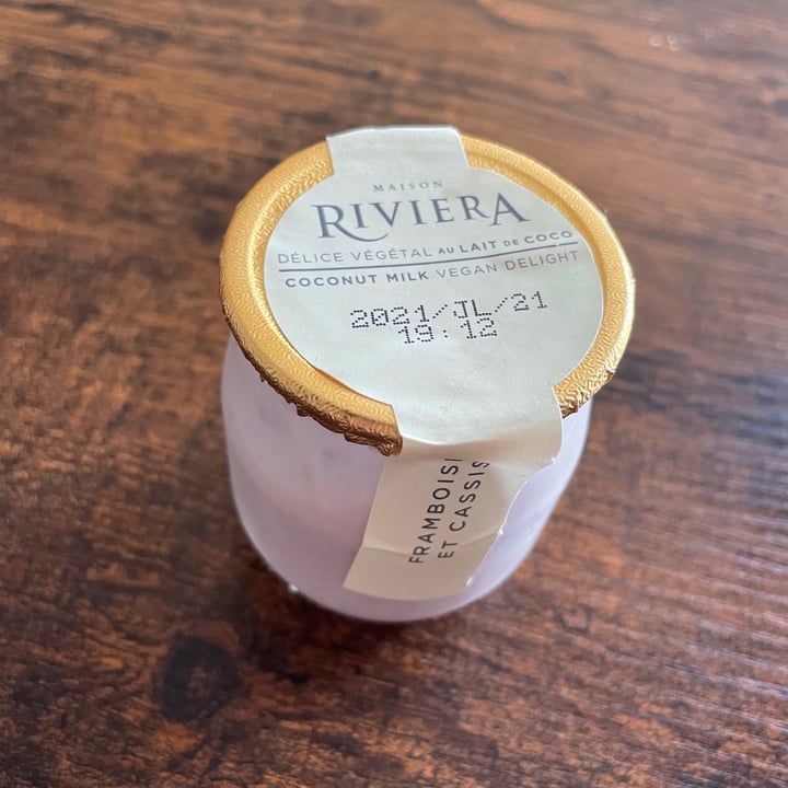 review photo of Maison Riviera Vegan Delight Raspberry and Blackcurrant Coconut Milk Yogurt shared by @cmy123 on 29 Jun 2021 - review