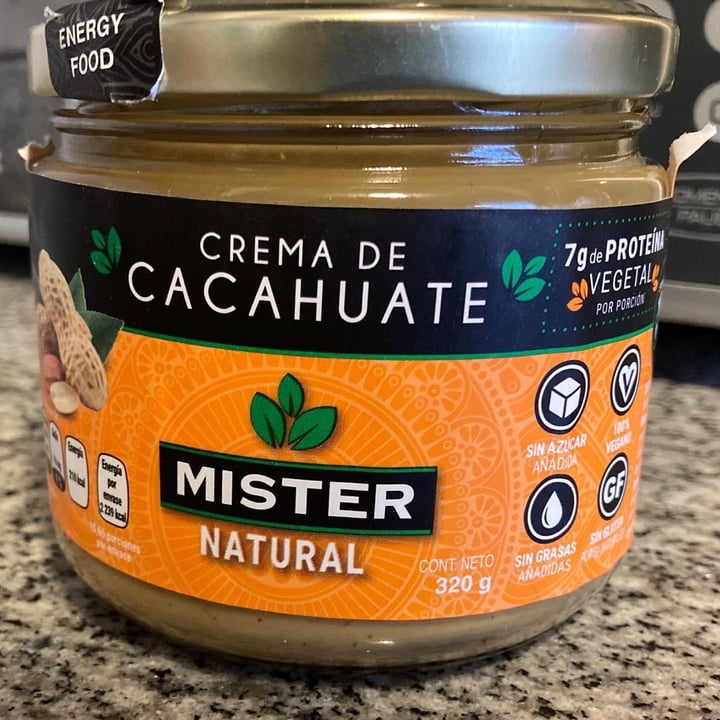 photo of Mister natural Crema de Cacahuate shared by @gisgisela on  22 Feb 2021 - review