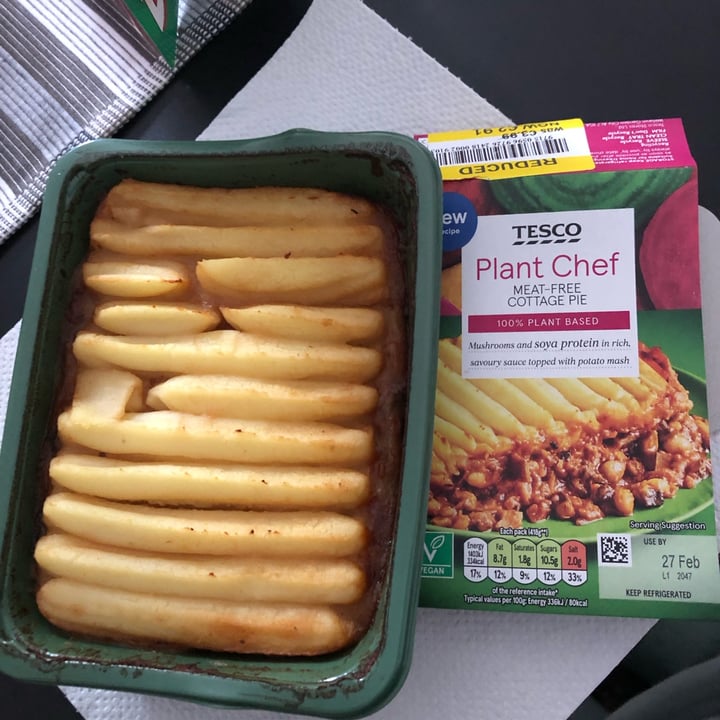 photo of Tesco Mushroom Cottage Pie shared by @jrene on  02 Mar 2022 - review