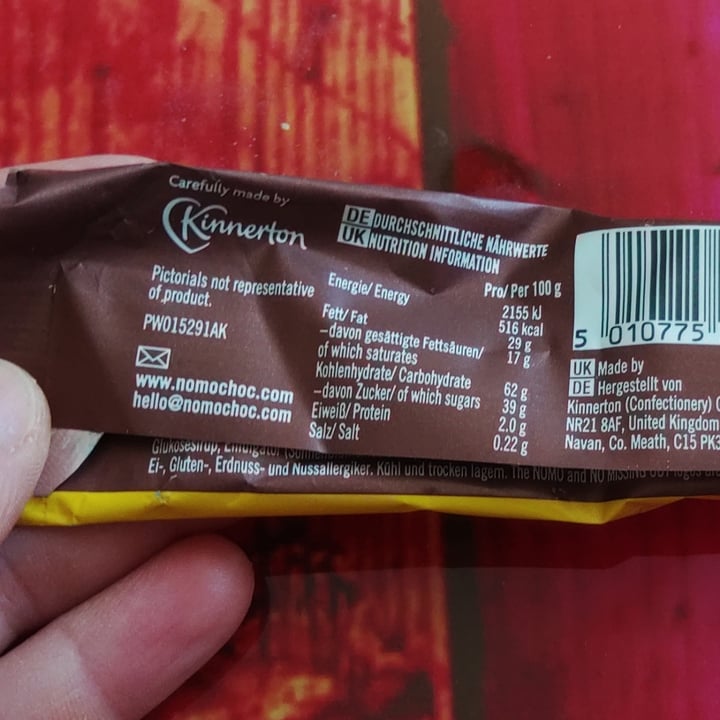 photo of NOMO Caramel Chocolate Bar shared by @saechsine on  10 Jun 2022 - review