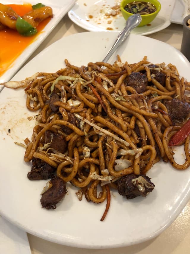 Photo of the dish “Pepper steak stir-fried udon”