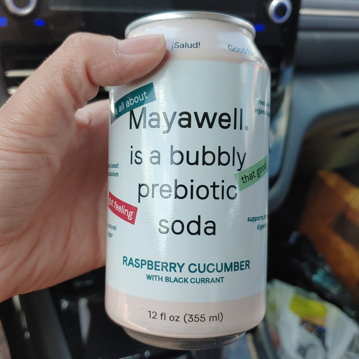 photo of Mayawell Probiotic Soda Raspberry Cucumber shared by @thundergleep on  30 Jul 2022 - review
