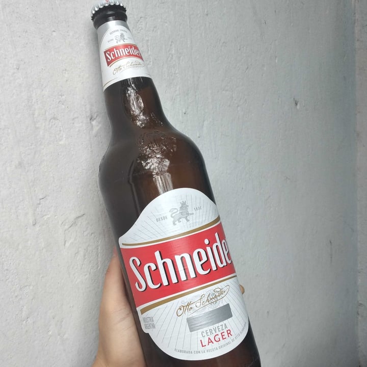 photo of Schneider Cerveza Lager shared by @vickycorrea on  03 Feb 2021 - review