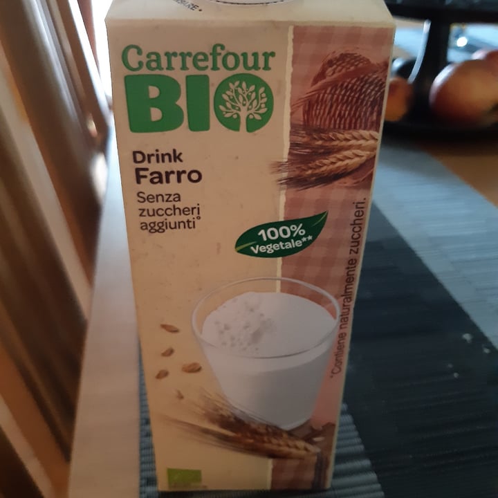 photo of Carrefour Bio Drink Farro shared by @lavaleraba on  23 Sep 2022 - review