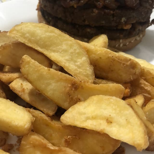 Foto del plato “Vegan Cheeseburger”
