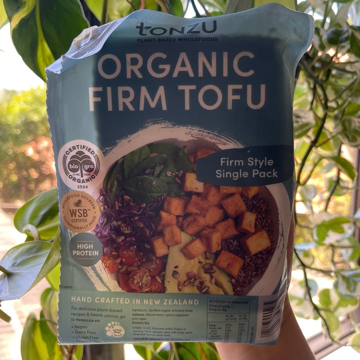 photo of Tonzu Organic firm tofu shared by @carlaoliveira on  05 Feb 2022 - review