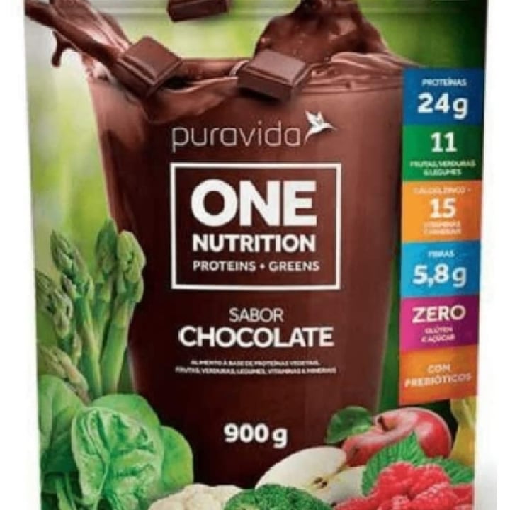 photo of puravida One nutrition sabor chocolate shared by @freeanimais on  30 Apr 2022 - review