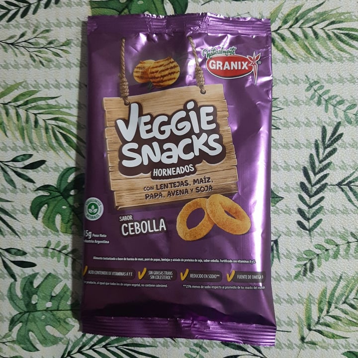 photo of Granix Veggie Snacks Sabor Cebolla shared by @vegancyl on  10 May 2021 - review
