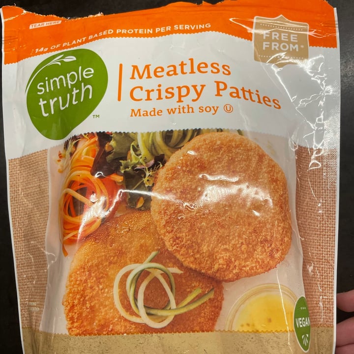 photo of Simple Truth Meatless crispy patties shared by @fungiforrest on  23 Sep 2021 - review
