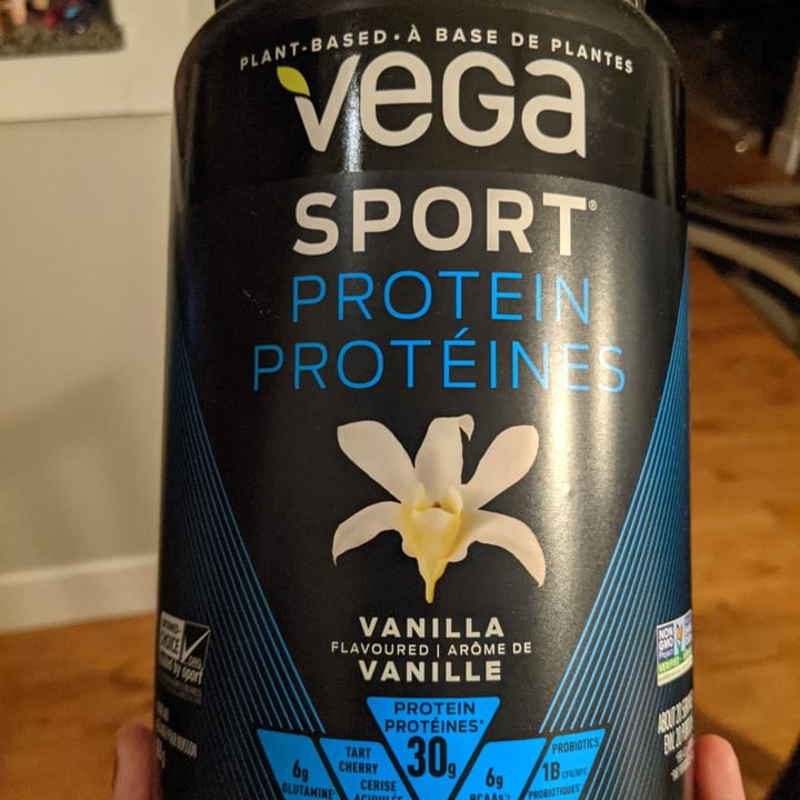 photo of Plant-Based Vega  Vega Sport Protein  Vanilla Flavoured shared by @mdsingleton on  24 Oct 2021 - review