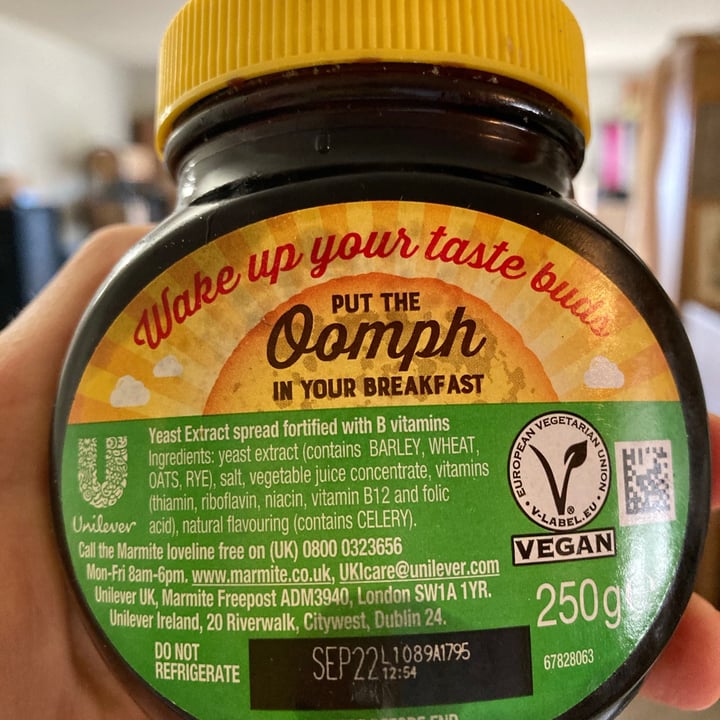 photo of Marmite Marmite yeast extract  shared by @nibblenyaka on  11 May 2021 - review