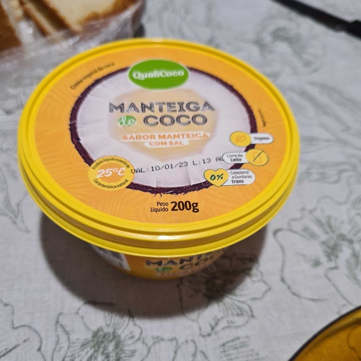 photo of Qualicoco Manteiga de coco com sal shared by @lisiavet on  14 Jul 2022 - review
