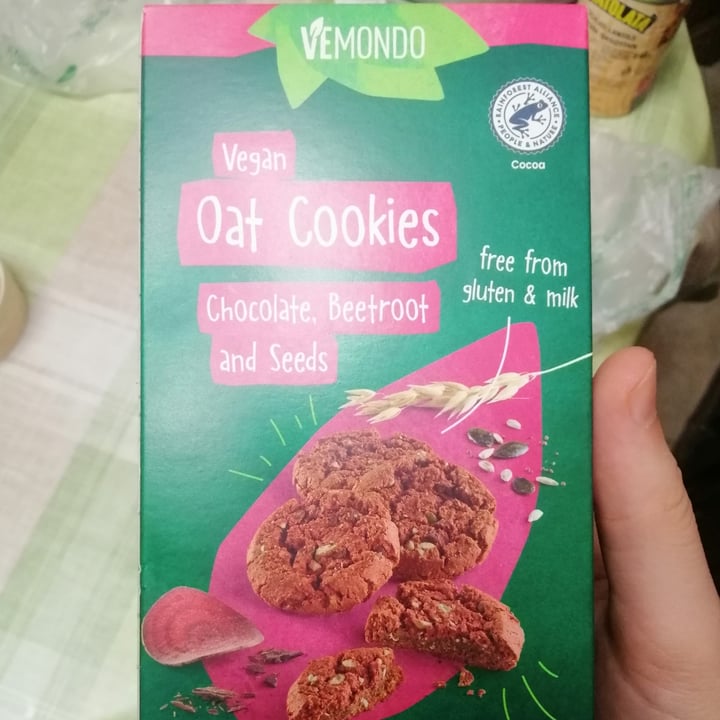 photo of Vemondo Vegan Oat Cookies Chocolate, Beetroot and Seeds shared by @magator18 on  08 Jan 2022 - review