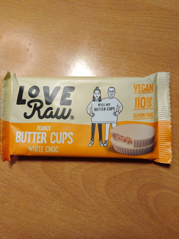 photo of LoveRaw Peanut butter cups white choc shared by @llucia on  27 Oct 2022 - review