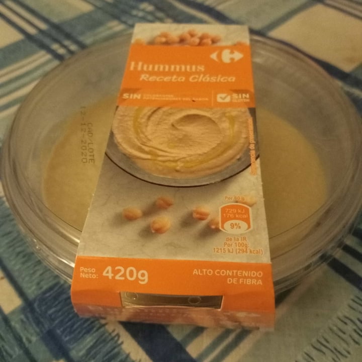 photo of Carrefour Hummus Receta Clásica shared by @titoherbito on  20 Nov 2020 - review
