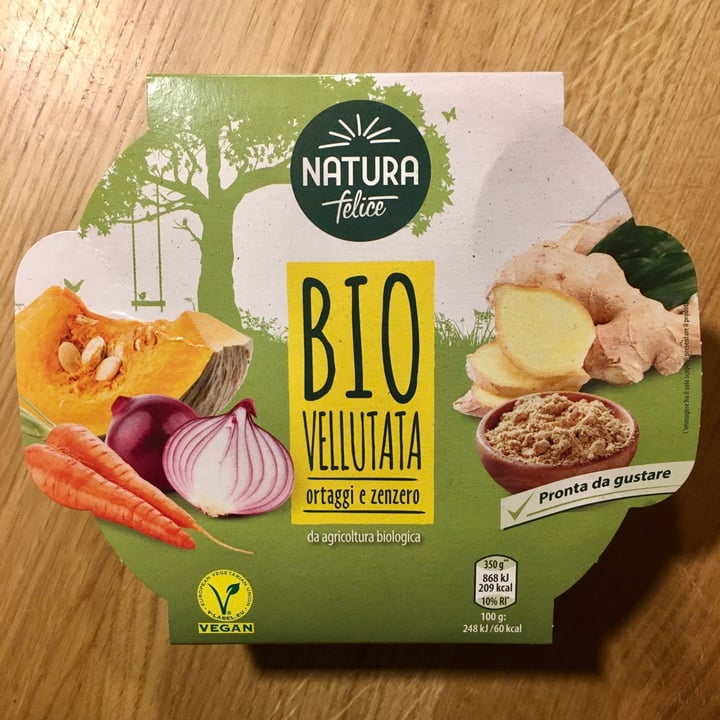 photo of Natura Felice Bio vellutata ortaggi e zenzero shared by @esfi on  28 Mar 2022 - review