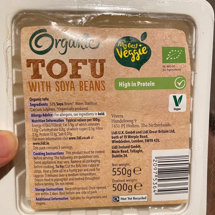 photo of My Best Veggie Bio tofu natural shared by @valerianqn on  09 Jan 2022 - review