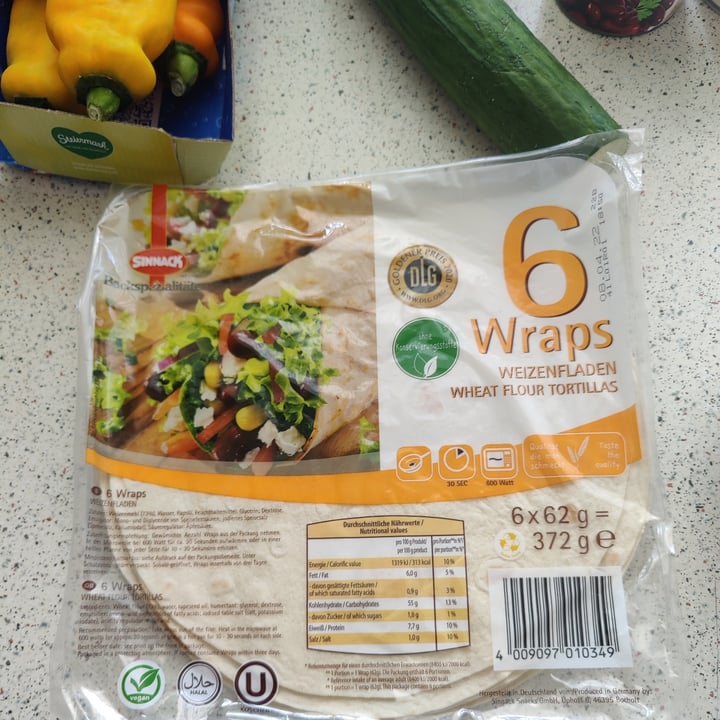 photo of Sinnack Wraps shared by @lukasser on  06 Nov 2022 - review