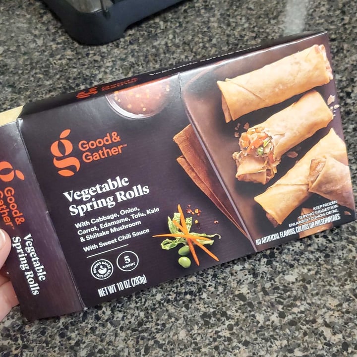 review photo of Good & Gather Vegetable Spring Rolls shared by @lucyfoxx on 22 Oct 2022 - review