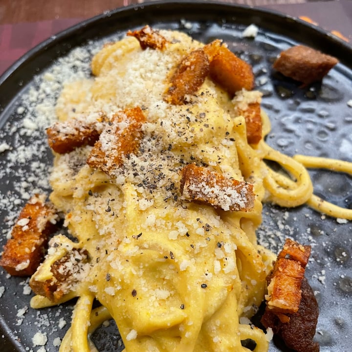 review photo of Rifugio Romano Carbonara vegana shared by @hwi-noree on 11 Oct 2022 - review