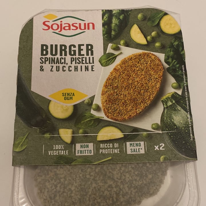 photo of Sojasun Burger Spinaci, Piselli e Zucchine shared by @mariamagri on  29 Nov 2021 - review
