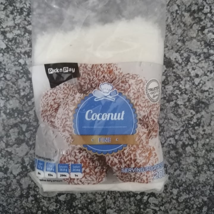 photo of Pick n Pay Coconut Shavings shared by @veganchefsa on  03 Apr 2021 - review