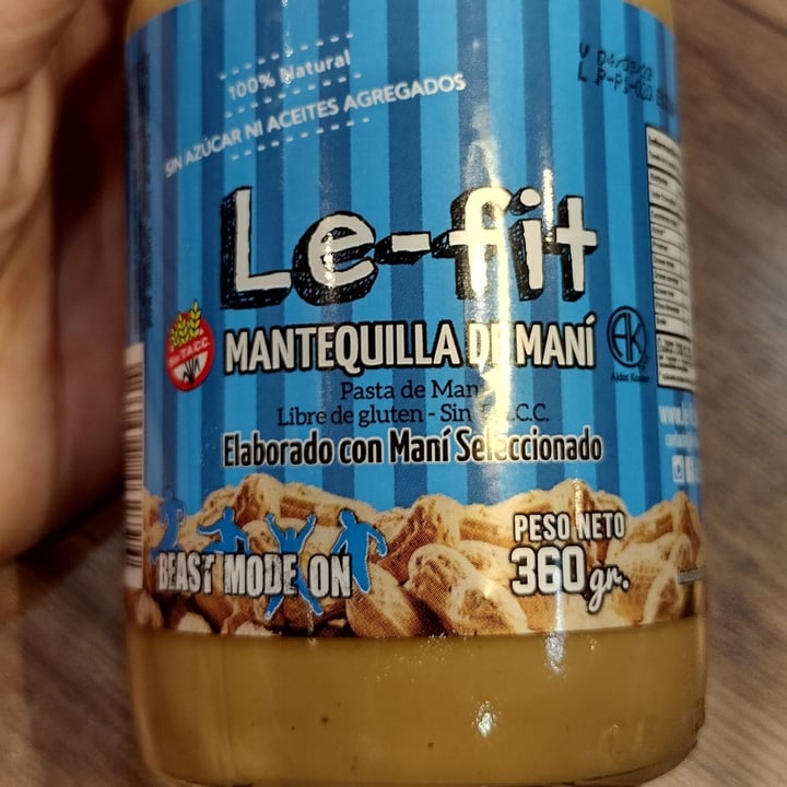 photo of Le-Fit Mantequilla De Mani shared by @peaceandlove on  31 Dec 2021 - review