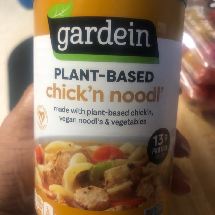 photo of Gardein Chick'n Noodle Soup shared by @curlycubaminican on  15 Mar 2021 - review