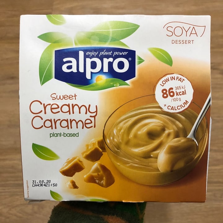 photo of Alpro Creamy & Sweet Caramel shared by @veganlisag on  20 Jan 2020 - review