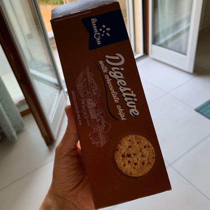 photo of Buonora Digestive con gocce di cioccolato shared by @vegzari on  21 Jul 2022 - review