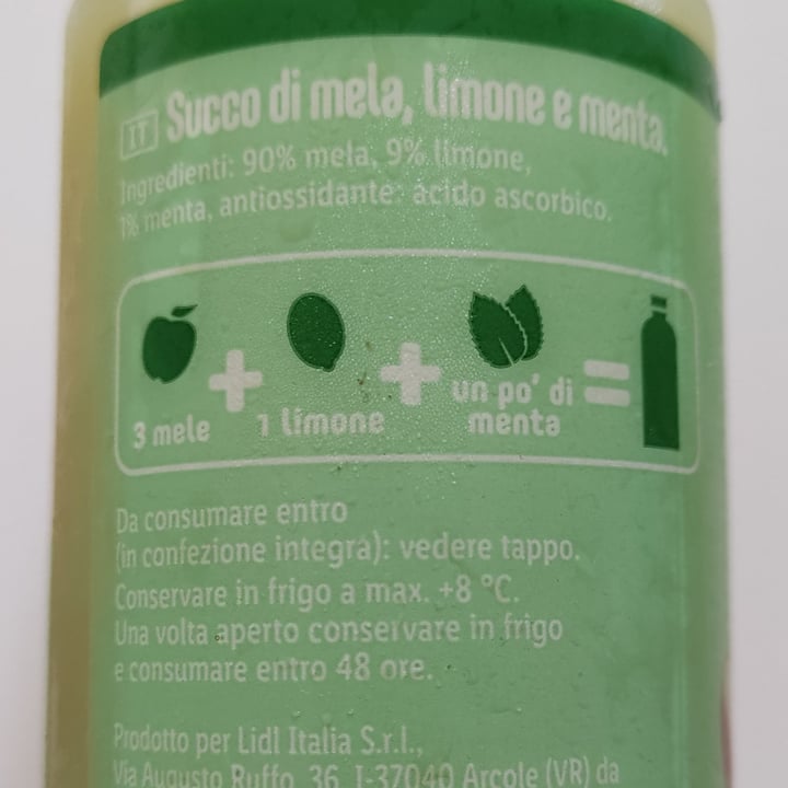review photo of Solevita Spremuta mela limone menta shared by @marumomo on 15 Aug 2022 - review