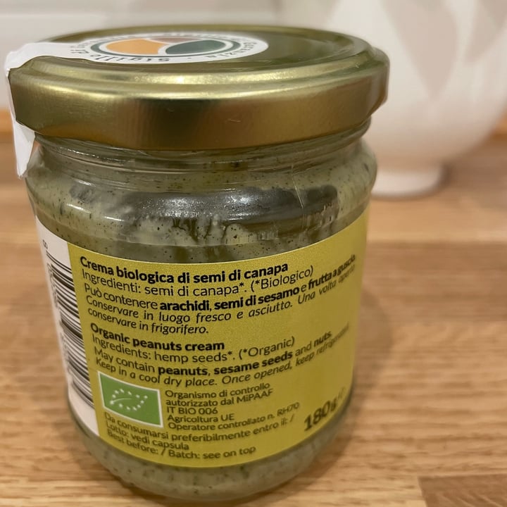 review photo of Sapore di Sole crema 100% semi di canapa shared by @ilafalorsa on 22 Jun 2022 - review