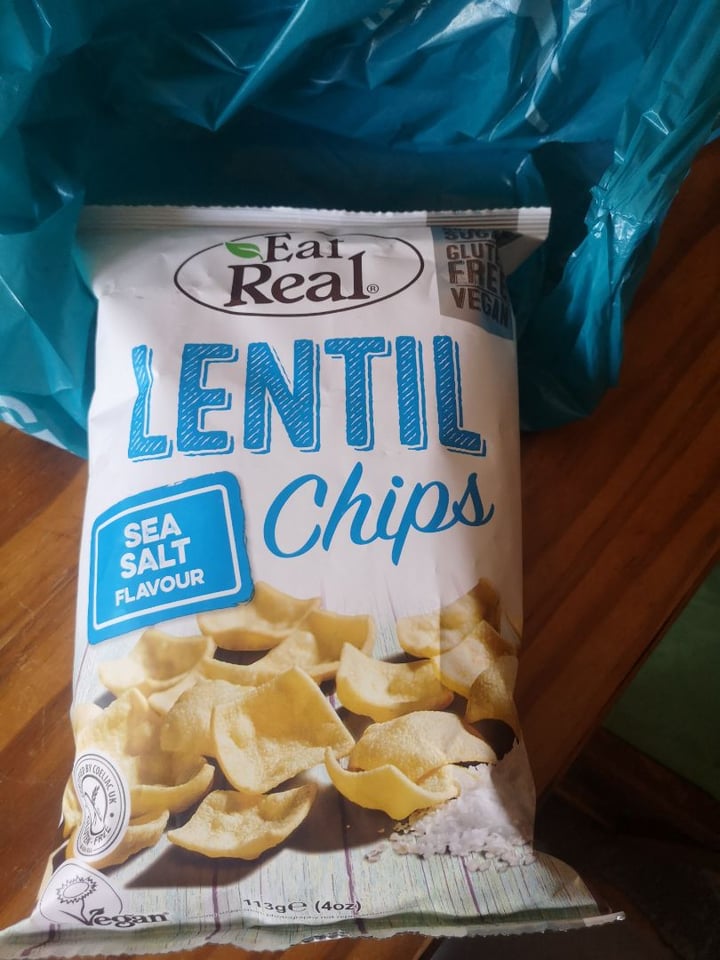 photo of Eat Real Lentil Chips Sea Salt Flavour shared by @janne on  01 Feb 2020 - review
