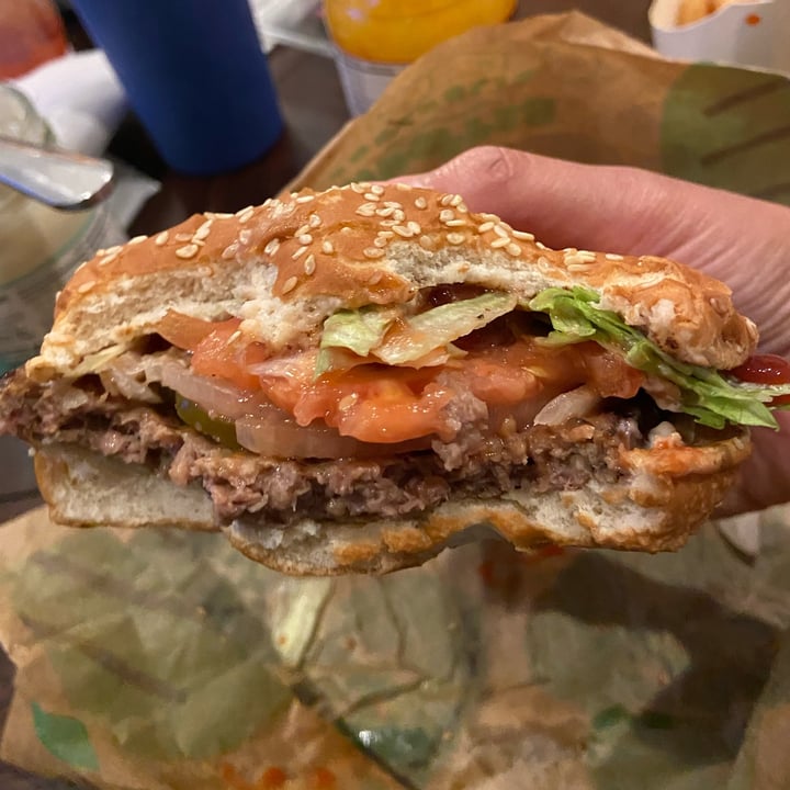 photo of Burger King Impossible whopper shared by @crandazzo on  13 Nov 2021 - review