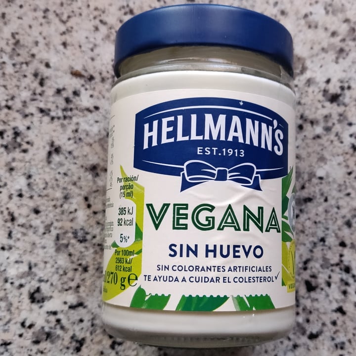 review photo of Hellmann’s Aderezo vegano shared by @rossvegan on 11 Nov 2021 - review