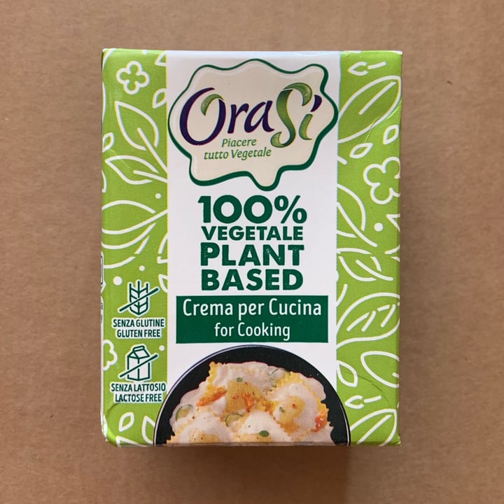 photo of OraSí 100% plant based Crema per cucinare shared by @gaiasct on  06 Nov 2021 - review