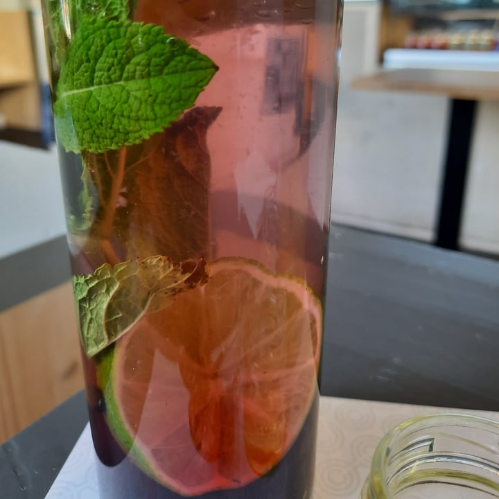 review photo of Greentrees - the Juicery Moroccan Nights Tea; mint,lime,berrys shared by @annathebanana on 20 Jun 2020 - review