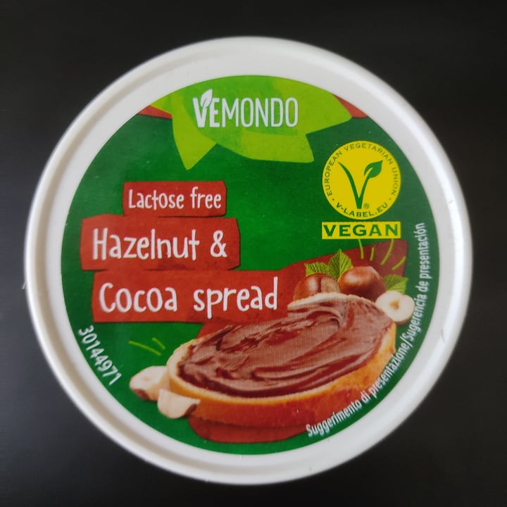 photo of Vemondo Crema  spalmabile nocciole e cacao shared by @lauradavega on  30 Jan 2022 - review