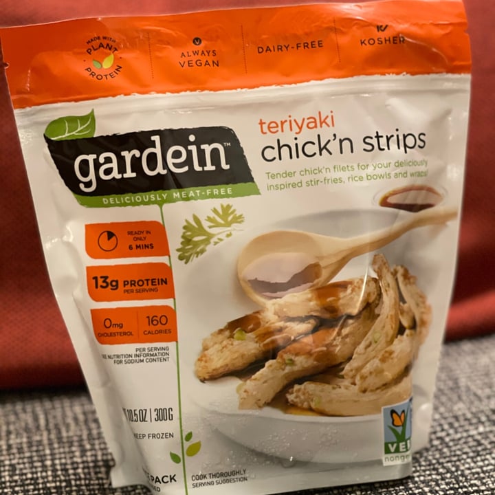 photo of Gardein Teriyaki Chick`n Strips shared by @greenbovine on  22 Mar 2021 - review