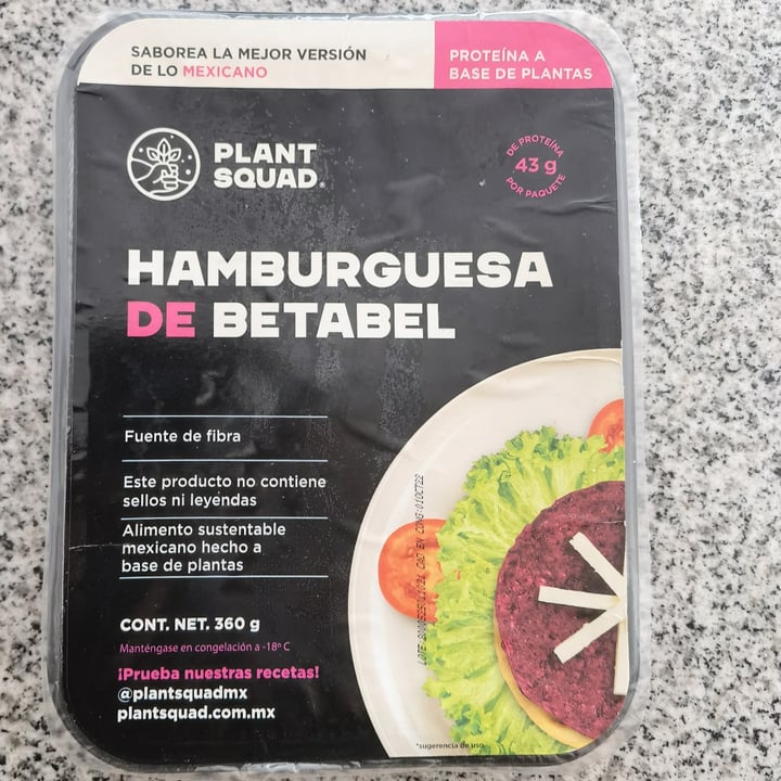 review photo of Plant Squad hamburguesa de betabel shared by @francescab83 on 10 Mar 2022 - review